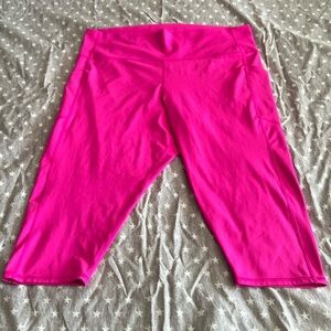 Gap fit Studio Sky High Cropped Legging - Standout Pink XXL